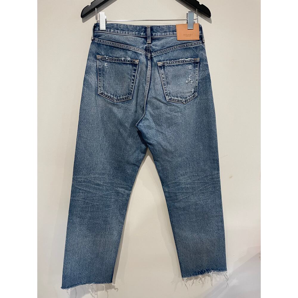 Moussy Vintage Samuel High Waisted Denim Straight Jeans Blue Women's Size 29 - Picture 7 of 7